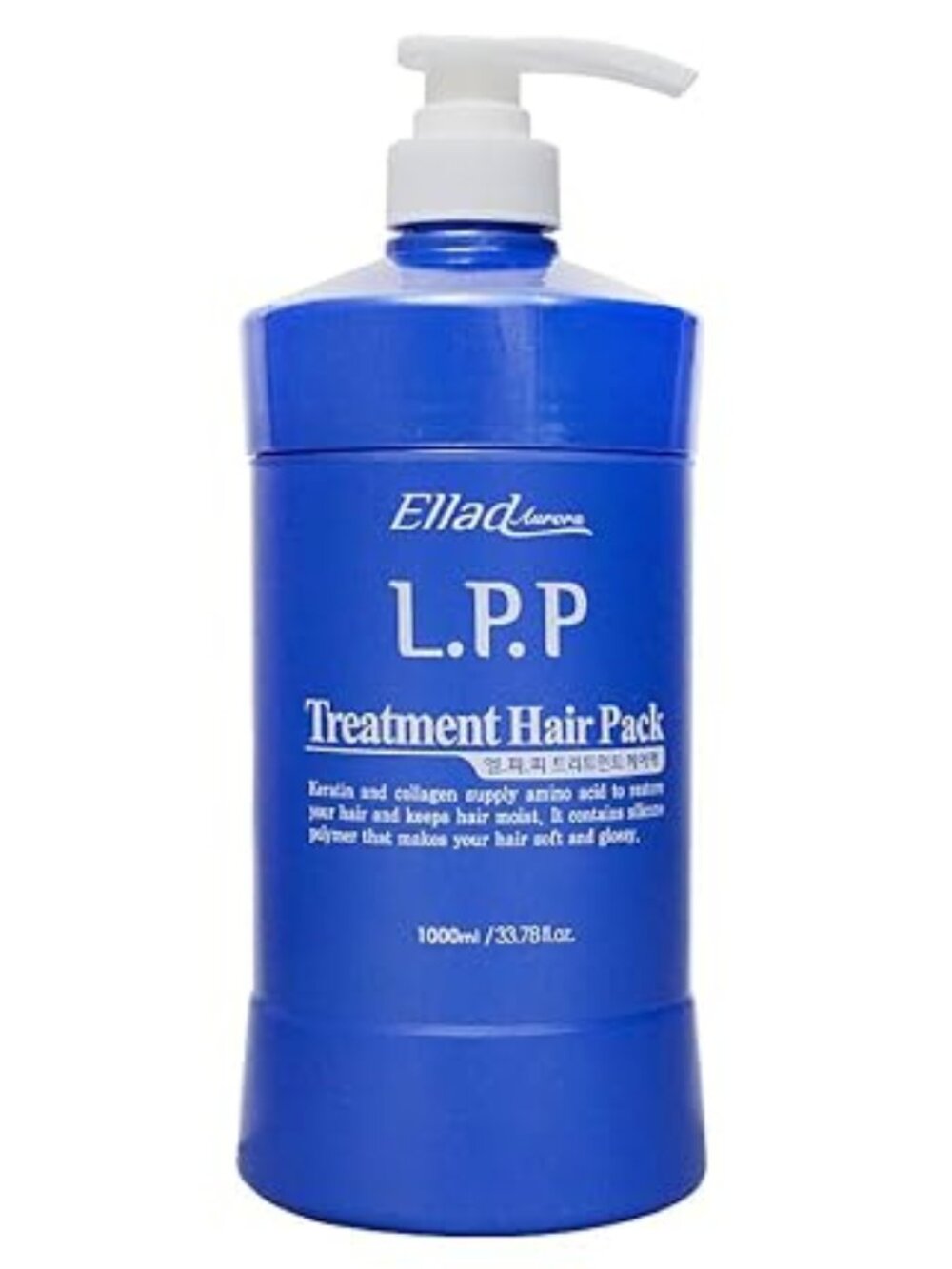 K-Beauty LPP Hair Repair Treatment 33.8oz – Keratin & Argan Oil Repair Mask